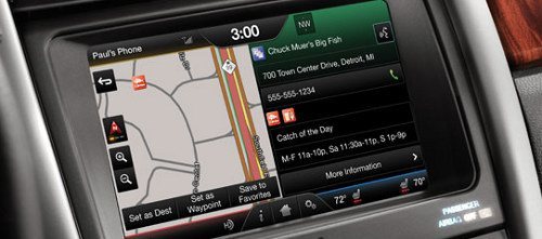 Ford Edge navigation system