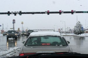 Snowy weather windshield wiper