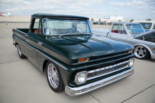 People got to see classic trucks in perfect condition